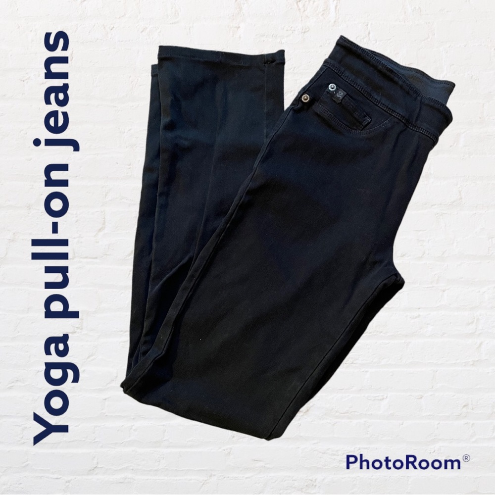 👖 Yoga stretch pull-on jeans size 28 🧘🏽